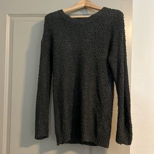 Size S/M, Blue/Grey Bouclé Forever 21 Sweater